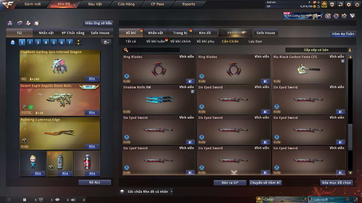 shop acc cf uy tin gia re